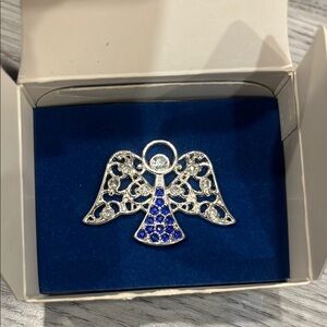 Avon Angel September Birthstone Tac Pin